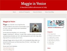 Tablet Screenshot of maggieinvenice.com